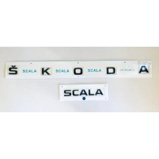 GENUINE Skoda Scala rear emblem black SKODA SCALA 